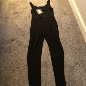 PrettyLittleThing Black Sleeveless Tank Jumpsuit *BRAND NEW!*
